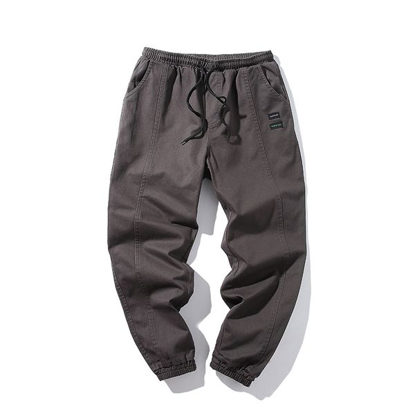100% cotton mens casual pants slim fit elastic waist pants foot-binding new summer autumn hip hop harem streetwear, Black
100% cotton mens casual pants slim fit elastic waist pants foot-binding new summer autumn hip hop harem streetwear, Black