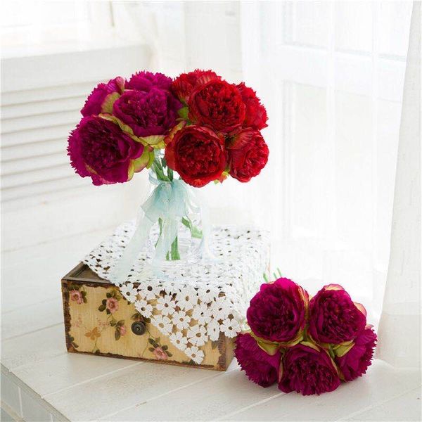 2020 five headed peonies hand tied peony bouquets factory direct european style wedding bouquets home decoration five headed peonies flowers
2020 five headed peonies hand tied peony bouquets factory direct european style wedding bouquets home decoration five headed peonies flowers