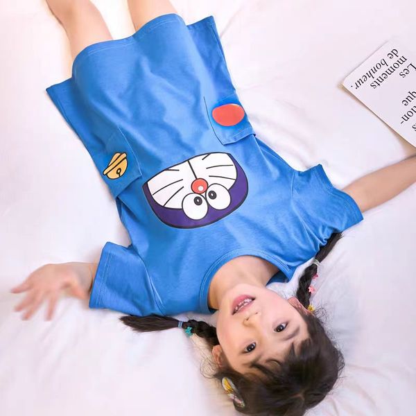 girls' nightdress summer pure cotton thin short sleeve cute super cute little girl princess wind baby girl pyjamas children's summ, Blue;red
girls' nightdress summer pure cotton thin short sleeve cute super cute little girl princess wind baby girl pyjamas children's summ, Blue;red