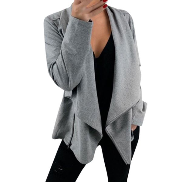 women basic jackets 2019 female long sleeve open front short jacket women casual solid work office coat plus size, Black;brown
women basic jackets 2019 female long sleeve open front short jacket women casual solid work office coat plus size, Black;brown