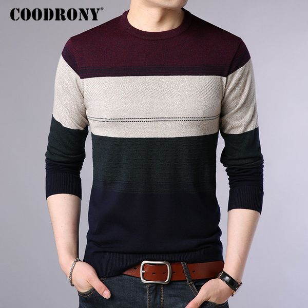 coodrony brand sweater men streetwear fashion o-neck pullover men autumn winter cashmere wool sweaters knitwear pull homme 91069, White;black
coodrony brand sweater men streetwear fashion o-neck pullover men autumn winter cashmere wool sweaters knitwear pull homme 91069, White;black