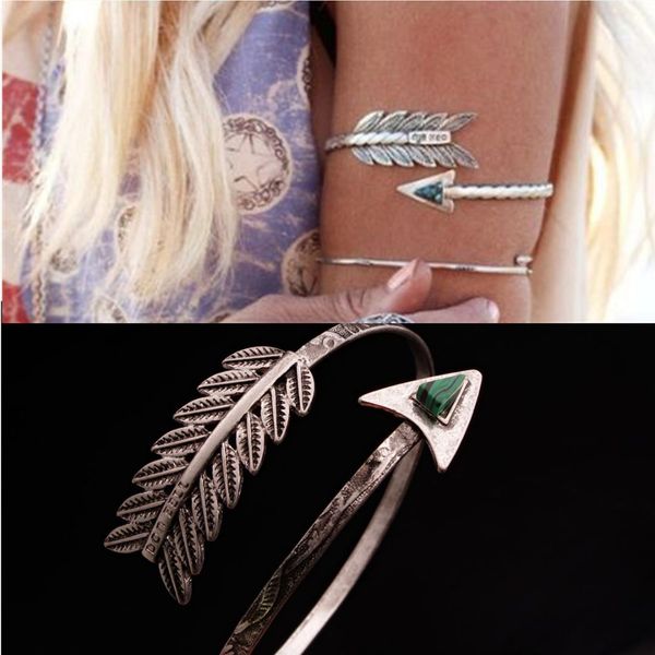 european women's jewelry retro fashion street malachite cupid arrow ladies armband bracelet, Black
european women's jewelry retro fashion street malachite cupid arrow ladies armband bracelet, Black