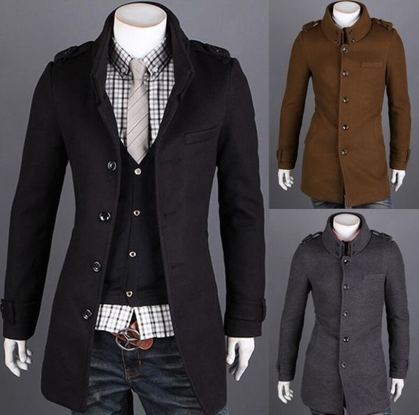 2018 new autumn and winter men's wind coat korean version slim unique double stand collar shoulder strap fashion, Black
2018 new autumn and winter men's wind coat korean version slim unique double stand collar shoulder strap fashion, Black