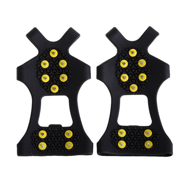 10 stud shoe spiked grips ice snow shoe spiked grips cleats crampons winter climbing camping anti slip shoes cover 4 size
10 stud shoe spiked grips ice snow shoe spiked grips cleats crampons winter climbing camping anti slip shoes cover 4 size
