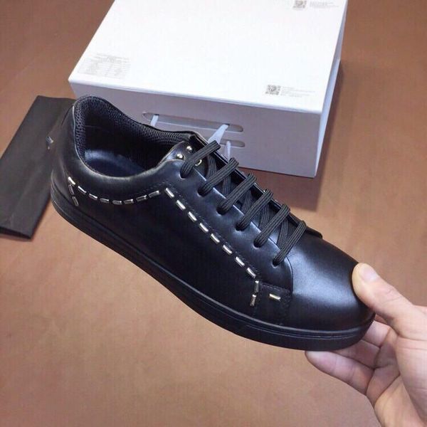 men's designer high arena holiday sneakers shoes wrinkle leather fashion men's casual flats shoes size 38-44 103303, Black
men's designer high arena holiday sneakers shoes wrinkle leather fashion men's casual flats shoes size 38-44 103303, Black