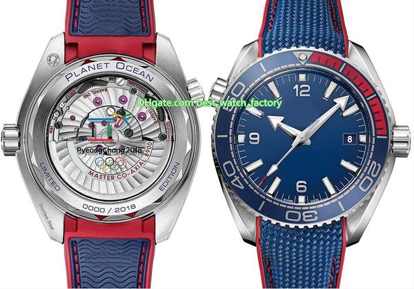 2 Style Watch Bf Maker 45.5mm Planet Ocean Co-axial 600m 215.92.46.22.03.001 Ceramic Cal.8900 Movement Automatic Mens Watches