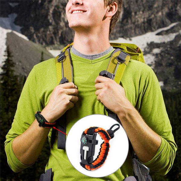 military emergency paracord edc bracelet multifunction camping field survival escape tactics wrist strap wilderness survival
military emergency paracord edc bracelet multifunction camping field survival escape tactics wrist strap wilderness survival