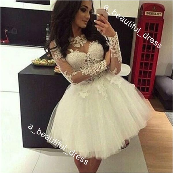 white homecoming dresses ball gown long sleeves tulle appliques lace short mini elegant cocktail dresses party special occasion dresses, Blue;pink
white homecoming dresses ball gown long sleeves tulle appliques lace short mini elegant cocktail dresses party special occasion dresses, Blue;pink