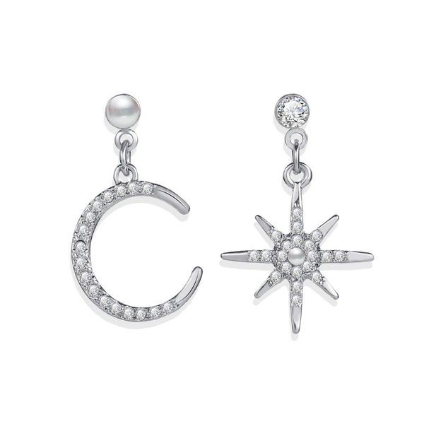 trendy aretes2020 hypoallergenic asymmetrical crystal moon earrings accessories women aretes de mujer statement drop star earing, Silver
trendy aretes2020 hypoallergenic asymmetrical crystal moon earrings accessories women aretes de mujer statement drop star earing, Silver