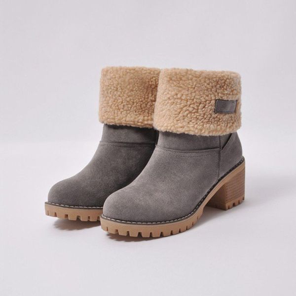 women's boots 2019 large size winter new boots plus velvet in the tube two wear european and american warm snow women, Black
women's boots 2019 large size winter new boots plus velvet in the tube two wear european and american warm snow women, Black
