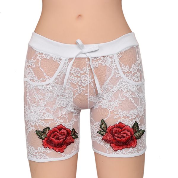 short femme ladies shorts fashion women lace floral shorts sweet style lace crochet elastic waist slim short black white underpants, White;black
short femme ladies shorts fashion women lace floral shorts sweet style lace crochet elastic waist slim short black white underpants, White;black