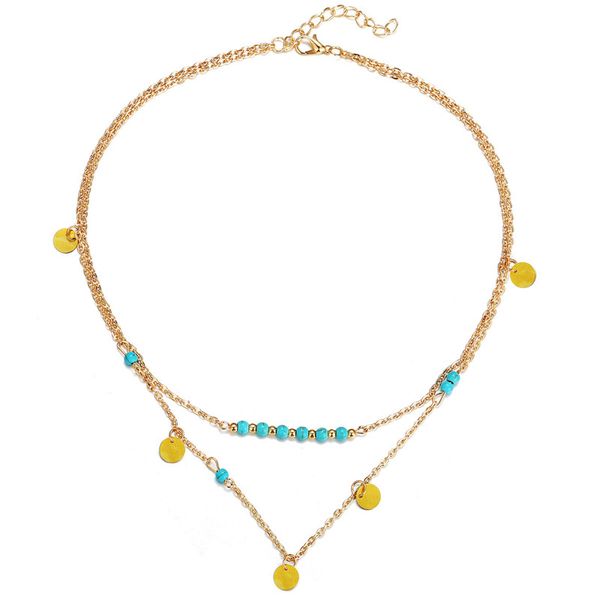 summer style заявление ожерелья для цепи женщин шариков монет turquoise boho тела многослойная ожерелья vintage silver gold chain necklace
summer style заявление ожерелья для цепи женщин шариков монет turquoise boho тела многослойная ожерелья vintage silver gold chain necklace