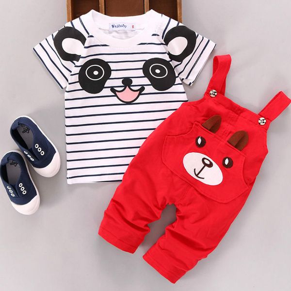 2020 summer new boys and girls cotton 100% short-sleeved strap set cartoon animals 0-2 years old children's clothing, White
2020 summer new boys and girls cotton 100% short-sleeved strap set cartoon animals 0-2 years old children's clothing, White