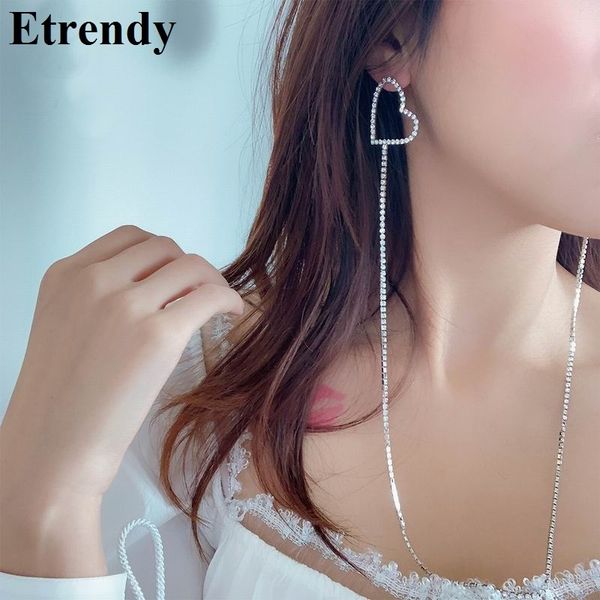 2019 heart long earrings for women personality hanging earings korean style fashion jewelry statement bijoux multi-function, Golden
2019 heart long earrings for women personality hanging earings korean style fashion jewelry statement bijoux multi-function, Golden