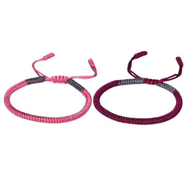 2 pcs new multi color tibetan buddhist good lucky charm tibetan bracelets & bangles for women men handmade knots rope bracelet, Golden;silver
2 pcs new multi color tibetan buddhist good lucky charm tibetan bracelets & bangles for women men handmade knots rope bracelet, Golden;silver