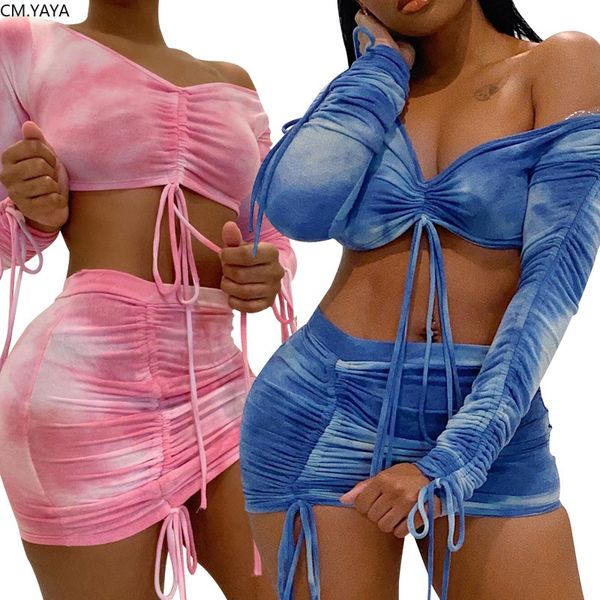 2020 summer women two pieces sets dresses tie-dye print crop +skirts suits night club party tracksuits street gl9639, White
2020 summer women two pieces sets dresses tie-dye print crop +skirts suits night club party tracksuits street gl9639, White