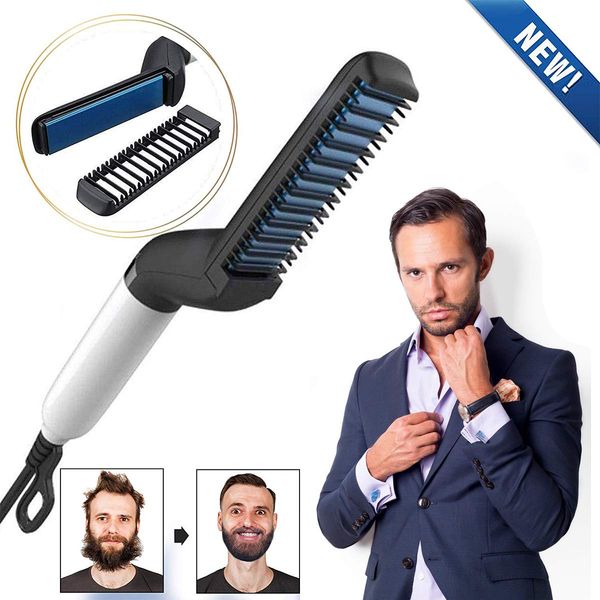 beard straightener brush grooming kit for men, ionic beard straightening comb for detangling & volumizing, portable electric heating tool, Black
beard straightener brush grooming kit for men, ionic beard straightening comb for detangling & volumizing, portable electric heating tool, Black