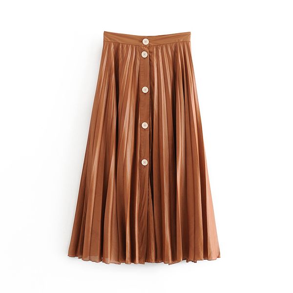 2020 new arrival women fashion ankle-length long pleated skirts lady spring summer autumn vintage hight waist brown brand skirt, Black
2020 new arrival women fashion ankle-length long pleated skirts lady spring summer autumn vintage hight waist brown brand skirt, Black