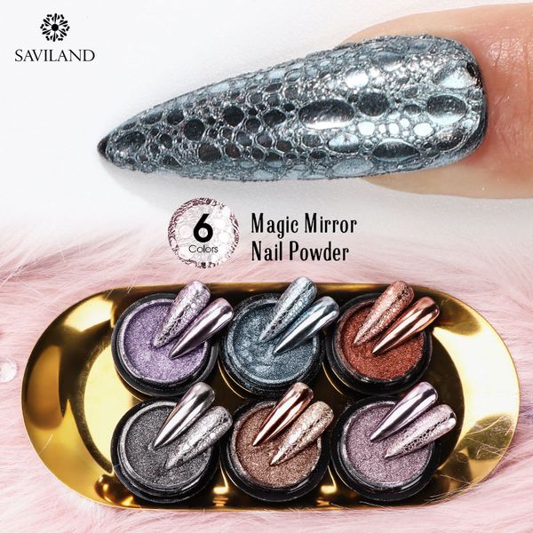 saviland nail glitter magical mirror reflected pigment diy bubble nails soap foam shell nail art decorations tools voronoi, Silver;gold
saviland nail glitter magical mirror reflected pigment diy bubble nails soap foam shell nail art decorations tools voronoi, Silver;gold