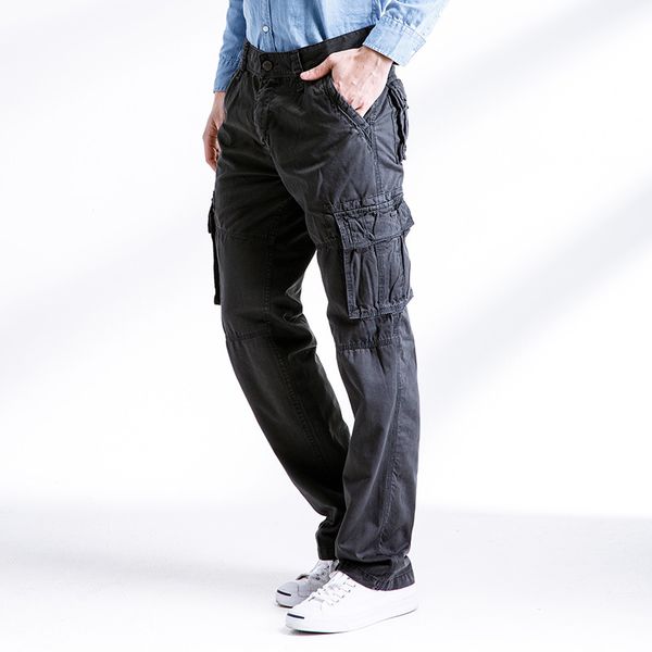 2018 mens tactical cargo pants men combat pants baggy army green pant for workman fitness khaki pocket trousers no belt, Black
2018 mens tactical cargo pants men combat pants baggy army green pant for workman fitness khaki pocket trousers no belt, Black