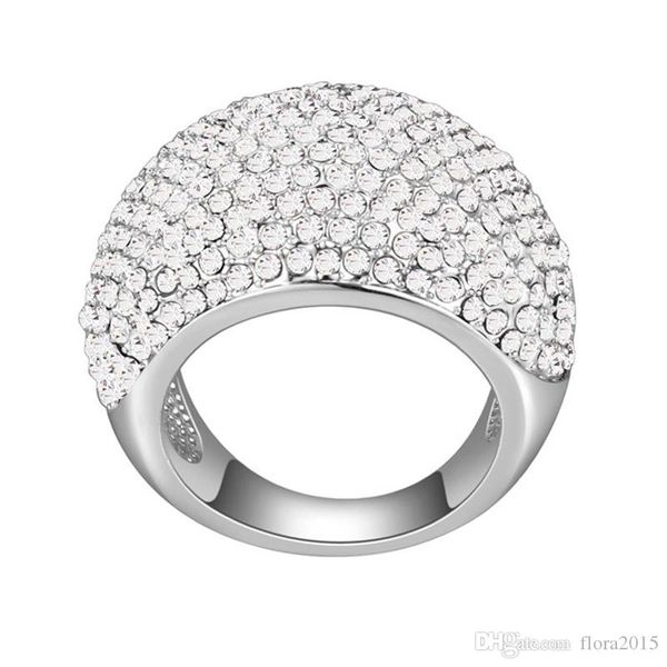 fashion brand circular full multicolor austrian crystal rings for women fashion luxury wedding jewelry accessories, Silver
fashion brand circular full multicolor austrian crystal rings for women fashion luxury wedding jewelry accessories, Silver