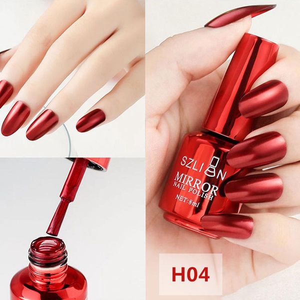 8ml mirror effect multi-colored metallic nail polish purple rose gold silver chrome nail art varnish for nails manicure lacquer
8ml mirror effect multi-colored metallic nail polish purple rose gold silver chrome nail art varnish for nails manicure lacquer