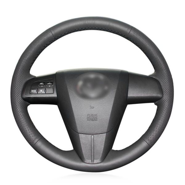 hand sew black genuine leather car steering wheel cover for 3 axela 5 6 cx-7 cx-9 mazdaspeed3 (us) 2010-2013
hand sew black genuine leather car steering wheel cover for 3 axela 5 6 cx-7 cx-9 mazdaspeed3 (us) 2010-2013