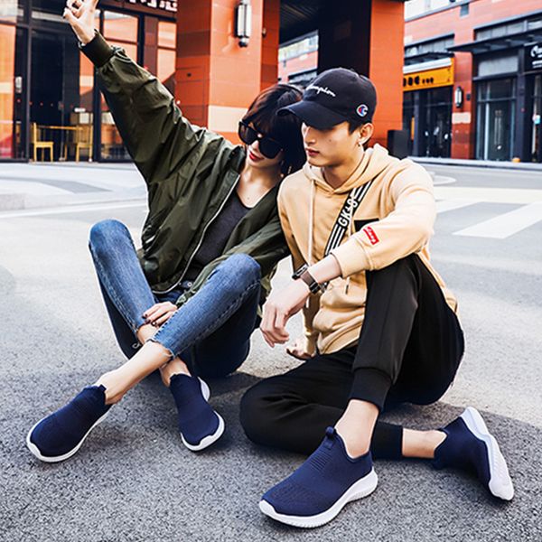 fashion designer women men running shoes black white navy blue laceless mens trainers slip on sports sneakers homemade brand made in china, White;red
fashion designer women men running shoes black white navy blue laceless mens trainers slip on sports sneakers homemade brand made in china, White;red