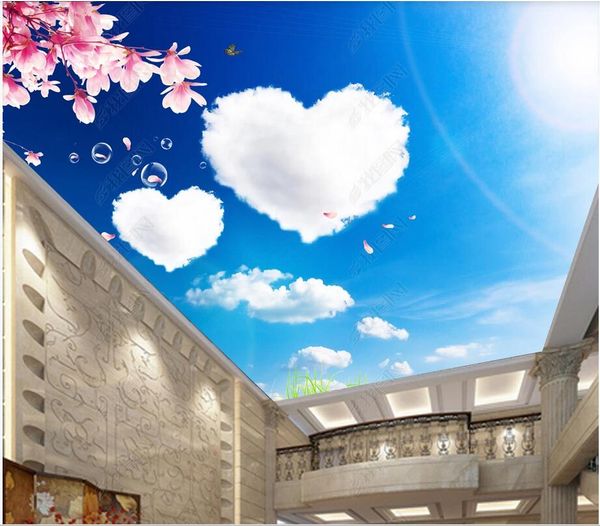 3d ceiling murals wallpaper custom p mural blue sky and white cloud peach blossom love ceiling fresco background wall
3d ceiling murals wallpaper custom p mural blue sky and white cloud peach blossom love ceiling fresco background wall