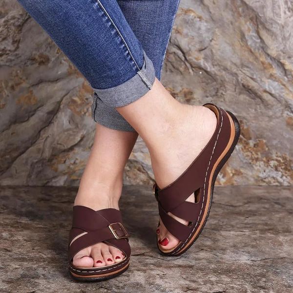 heflashor summer comfortable sandals female sandals car line wear-resistant anti-slip large size retro wedges with thick bottom, Black
heflashor summer comfortable sandals female sandals car line wear-resistant anti-slip large size retro wedges with thick bottom, Black
