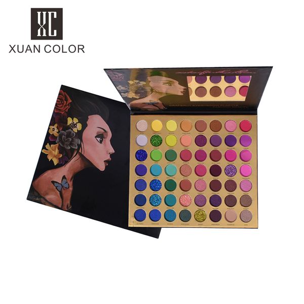 2019 fashion beauty makeup 56 color eyeshadow palette glitter shimmer matte eye shadow pallete high pigmented cosmetic make up
2019 fashion beauty makeup 56 color eyeshadow palette glitter shimmer matte eye shadow pallete high pigmented cosmetic make up