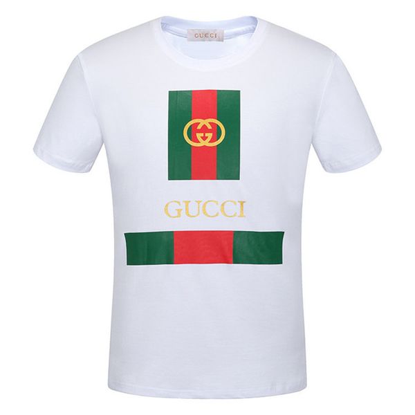 pure cotton t-shirt for men 2020 men's summer new printed short sleeve bottomed shirt casual sweater with loose half sleeve top, White;black