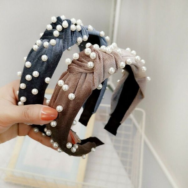 2019 new style beading women's cute headband alice band knot fashion pearl headband twist hairband, Blue;gray
2019 new style beading women's cute headband alice band knot fashion pearl headband twist hairband, Blue;gray