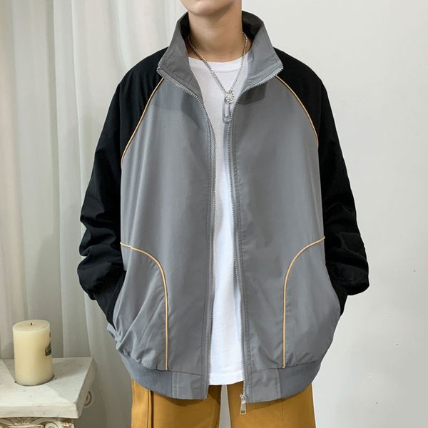 track jacket men's fashion hit color casual baseball uniform jackets mens streetwear loose hip-hop bomber jacket men m-5xl, Black;brown
track jacket men's fashion hit color casual baseball uniform jackets mens streetwear loose hip-hop bomber jacket men m-5xl, Black;brown