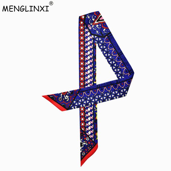 fashion bag scarf 2020 new geometric print silk scarf women small handle bag ribbons female headwear long scarves & wraps, Blue;gray
fashion bag scarf 2020 new geometric print silk scarf women small handle bag ribbons female headwear long scarves & wraps, Blue;gray