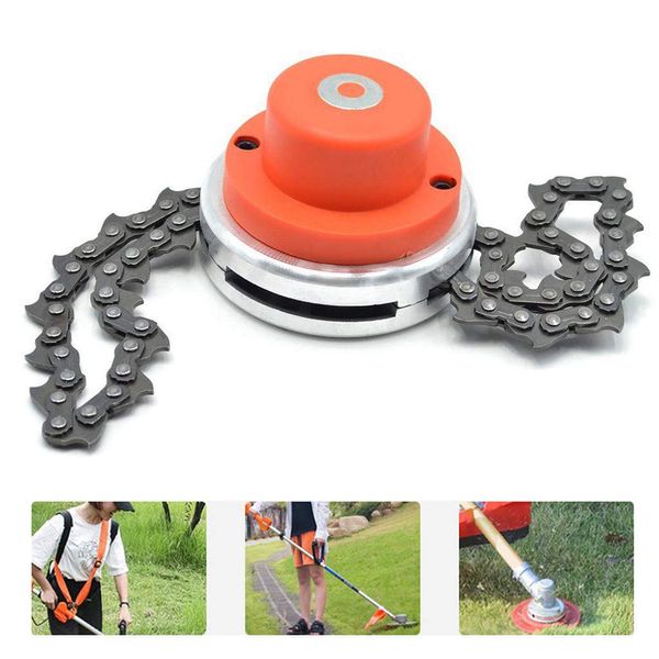 

universal lawn mower chain trimmer head chain brushcutter for trimmer garden grass brush cutter tools spare parts