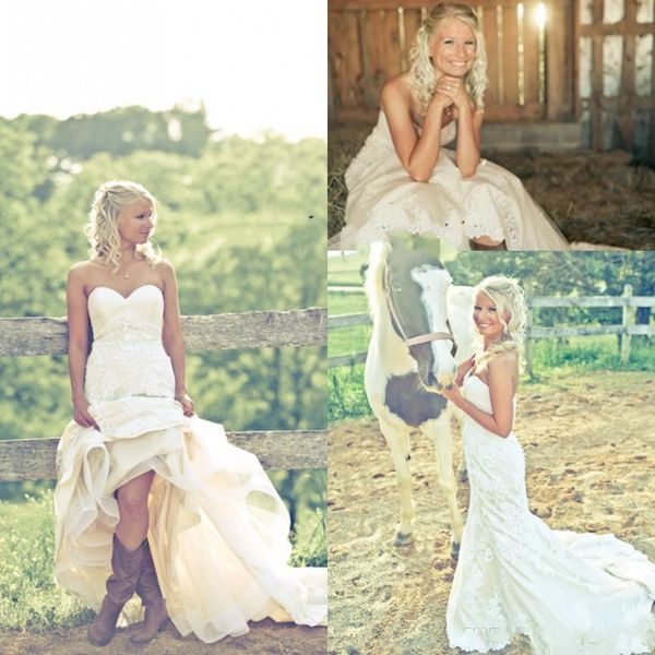 bride in cowgirl boots country wedding dresses 2020 sweetheart backless backless a-line lace bridal gowns plus size, White
bride in cowgirl boots country wedding dresses 2020 sweetheart backless backless a-line lace bridal gowns plus size, White