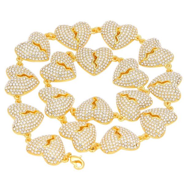 hip hop cubic zircon bling heart broken connection necklace 18 20 inch gold silver jewelry fashion charm dainty men's necklace
hip hop cubic zircon bling heart broken connection necklace 18 20 inch gold silver jewelry fashion charm dainty men's necklace