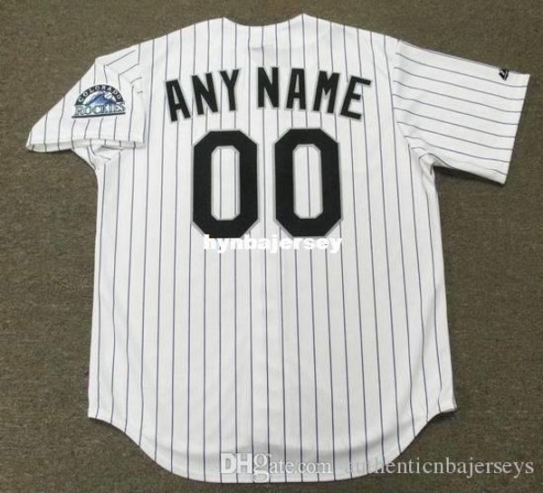 custom colorado stitched majestic home "customized" baseball jersey retro mens jerseys running, Black;blue
custom colorado stitched majestic home "customized" baseball jersey retro mens jerseys running, Black;blue