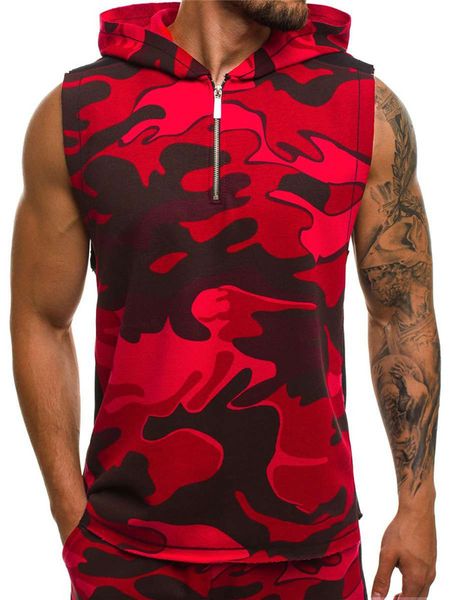 men sleeveless hoodies 3d print fitness sports vest mens cotton zipper hoodies men fashion clothing, Black
men sleeveless hoodies 3d print fitness sports vest mens cotton zipper hoodies men fashion clothing, Black