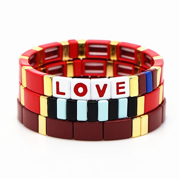 shinus 2020 bracelets for women enamel tile bracelet letter love bohemian wedding gift bangles pulseras mujer moda 2019 jewelry, Golden;silver
shinus 2020 bracelets for women enamel tile bracelet letter love bohemian wedding gift bangles pulseras mujer moda 2019 jewelry, Golden;silver