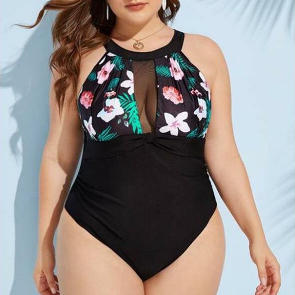 2020 new one piece swimsuit plus size 4xl flower printing bikini one piece swimsuit women brilliant swimsuit mujer, White;black
2020 new one piece swimsuit plus size 4xl flower printing bikini one piece swimsuit women brilliant swimsuit mujer, White;black