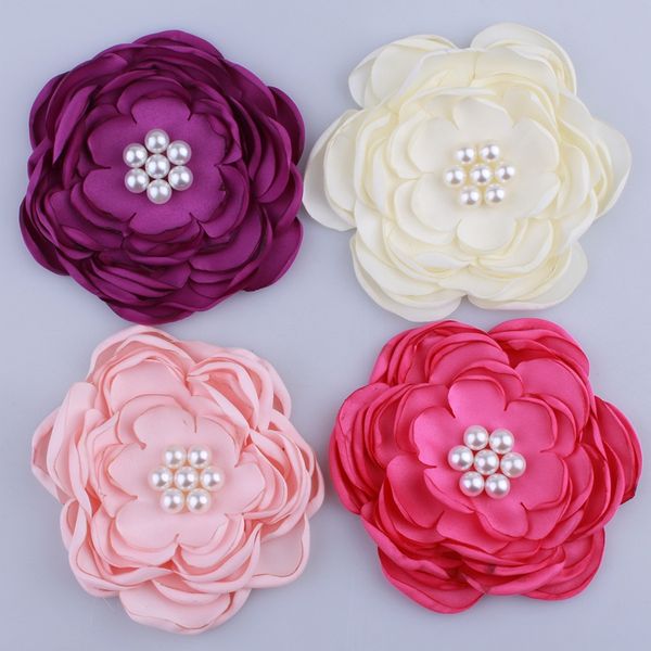50pcs 9.2cm fashion burned satin fabric flowers with bead for clothes accessories layered customize chiffon flower for headband, Slivery;white
50pcs 9.2cm fashion burned satin fabric flowers with bead for clothes accessories layered customize chiffon flower for headband, Slivery;white