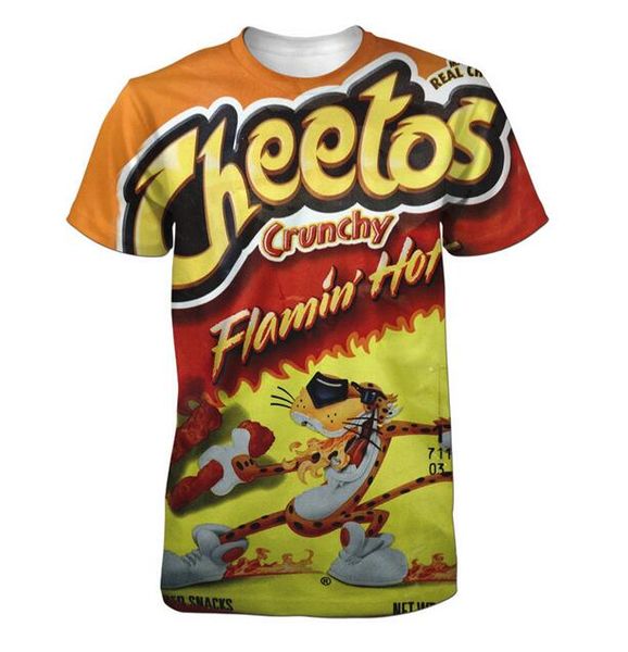 summer t shirt cheetos men's short sleeve tee cheering fans 3d printed t shirts men women couples tshirt s-5xl x011, White;black
summer t shirt cheetos men's short sleeve tee cheering fans 3d printed t shirts men women couples tshirt s-5xl x011, White;black