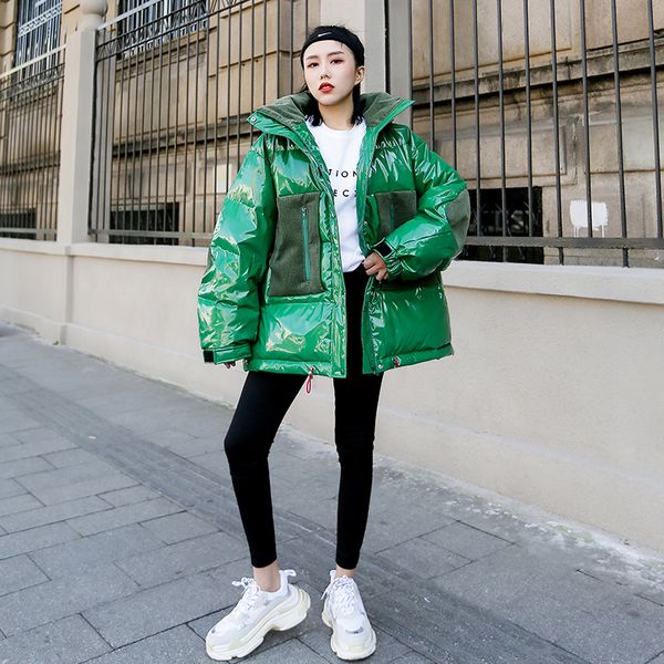 глянцевая пальто хлопка женщин parka короткие куртки пальто 2019 мода толстые хлопка ватник сыпучие хлеб с капюшоном зима женщины outwear, Black
глянцевая пальто хлопка женщин parka короткие куртки пальто 2019 мода толстые хлопка ватник сыпучие хлеб с капюшоном зима женщины outwear, Black