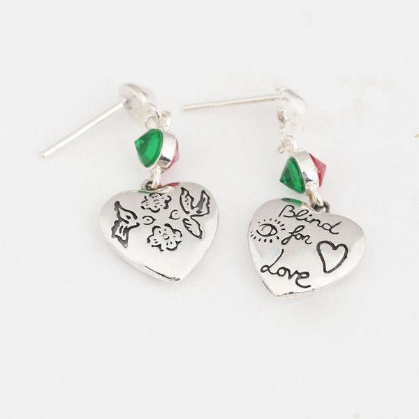 s925 silver love intrepid earrings vintage sterling silver love intrepid series crystal flower and bird heart-shaped earrings, Golden
s925 silver love intrepid earrings vintage sterling silver love intrepid series crystal flower and bird heart-shaped earrings, Golden