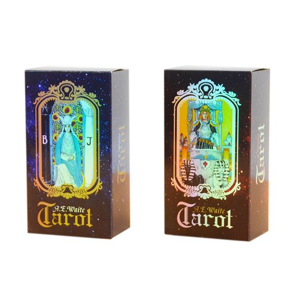 Tarot Cards Rider Waite Tarot Cards 78 Tarot Cards Future Telling Game With Colorful Box Queen Classic Game English Version