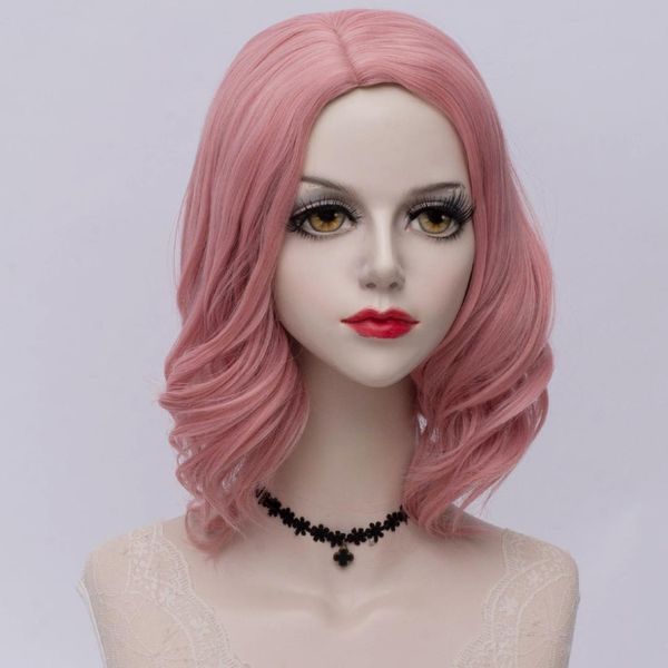 cosplaymix 35cm short curly heat resistant 14 inch synthetic hair cospaly wig for black white women cosplay wigs rose net+cap
cosplaymix 35cm short curly heat resistant 14 inch synthetic hair cospaly wig for black white women cosplay wigs rose net+cap