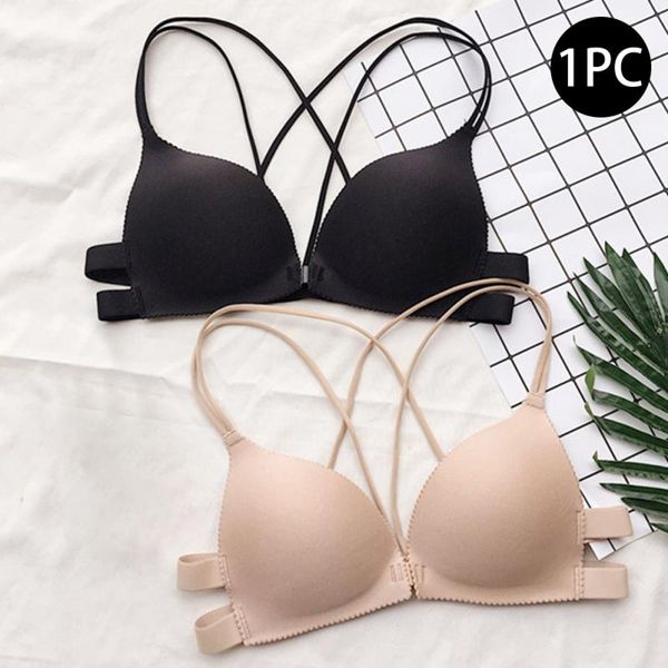 bras women back beautify ladies front closure wire fashion bra padded lingerie bralette gather push up, Red;black
bras women back beautify ladies front closure wire fashion bra padded lingerie bralette gather push up, Red;black