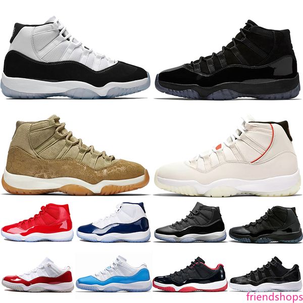 11 11s basketball shoes mens women cap and gown concord 45 platinum tint olive lux unc trainer designer sports sneakers size 36-47
11 11s basketball shoes mens women cap and gown concord 45 platinum tint olive lux unc trainer designer sports sneakers size 36-47